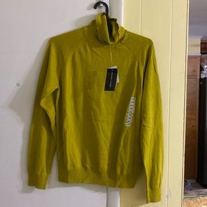 Jeanne Pierre peridot turtleneck large